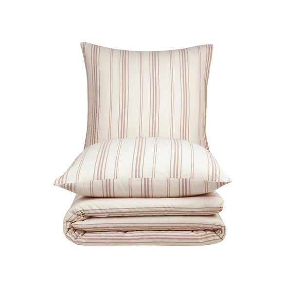 100% Baumwolle Natural Bettwäsche - Beige