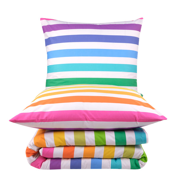 100% Baumwolle Renforcé Bettwäsche - Rainbow
