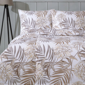 100% Baumwolle Renforcé Bettwäsche - Amazing Beige