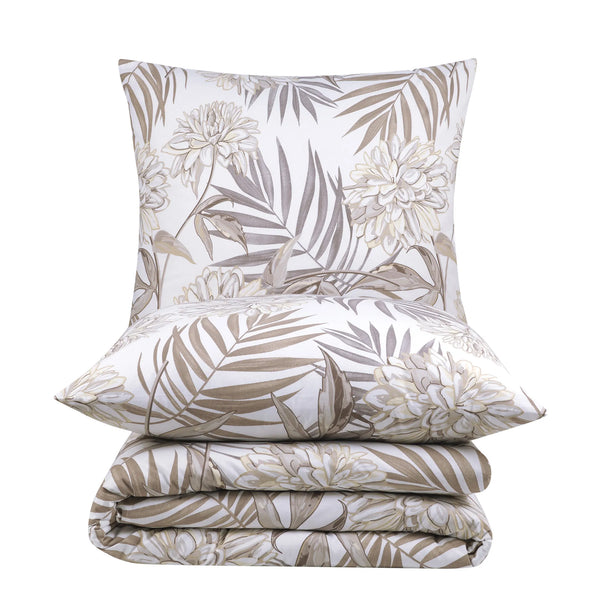 100% Baumwolle Renforcé Bettwäsche - Amazing Beige