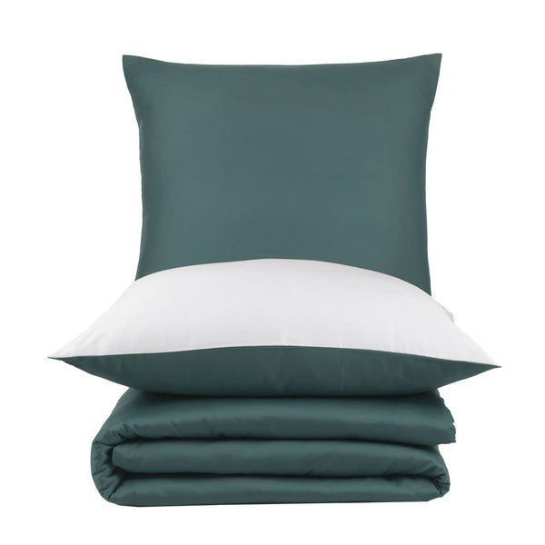100% Baumwolle A-B Satin Bettwäsche - Ocean
